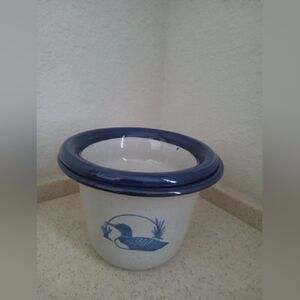 Vintage 1994 [2pc] Brinker Dip Crock with Bowl.